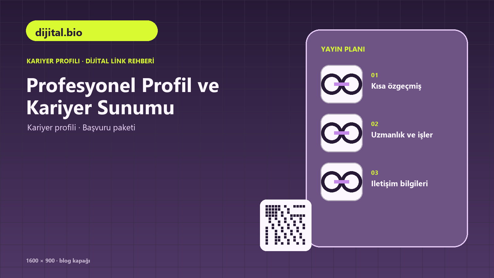 Ücretsiz bio link oluşturma adımlarını anlatan rehberin kapak görseli